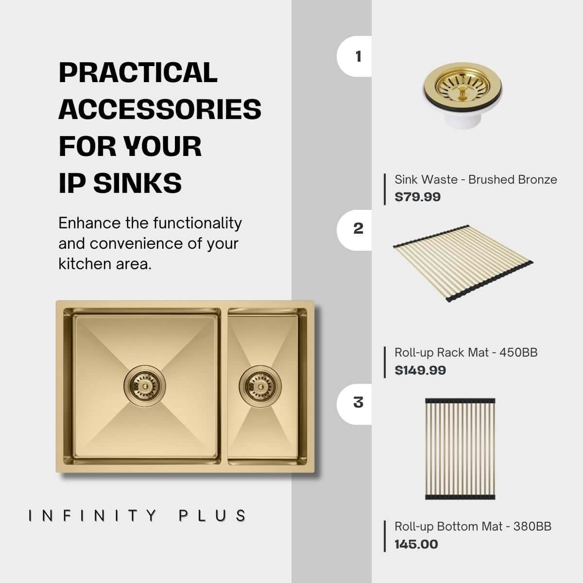 PVD 18G-6644CL | Brushed Brass