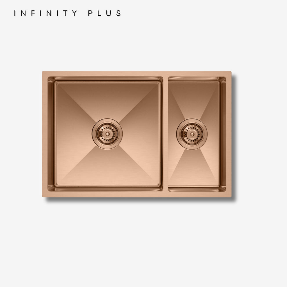 PVD 18G-6644BC | Brushed Copper – Infinity Plus Sinks