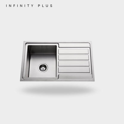 Top Mount HS-7848 | Single Bowl with Drainer