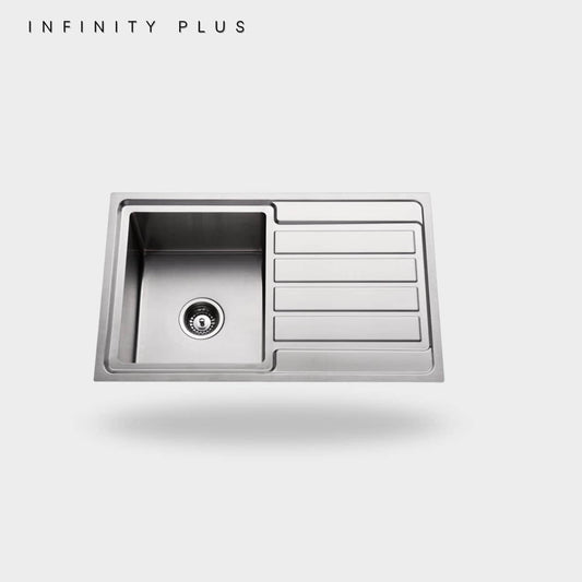 Top Mount HS-7848 | Single Bowl with Drainer