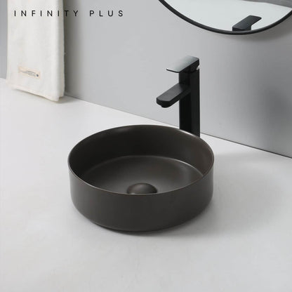 Round Above Counter Basin 360*360mm ｜ Matte Grey