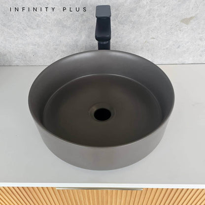 Round Above Counter Basin 360*360mm ｜ Matte Grey