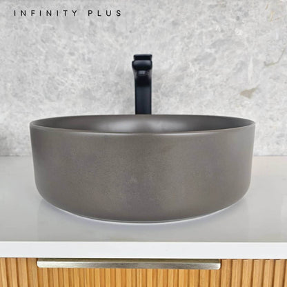 Round Above Counter Basin 360*360mm ｜ Matte Grey