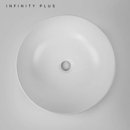 Round Above Counter Basin 410*410mm ｜ Matte White