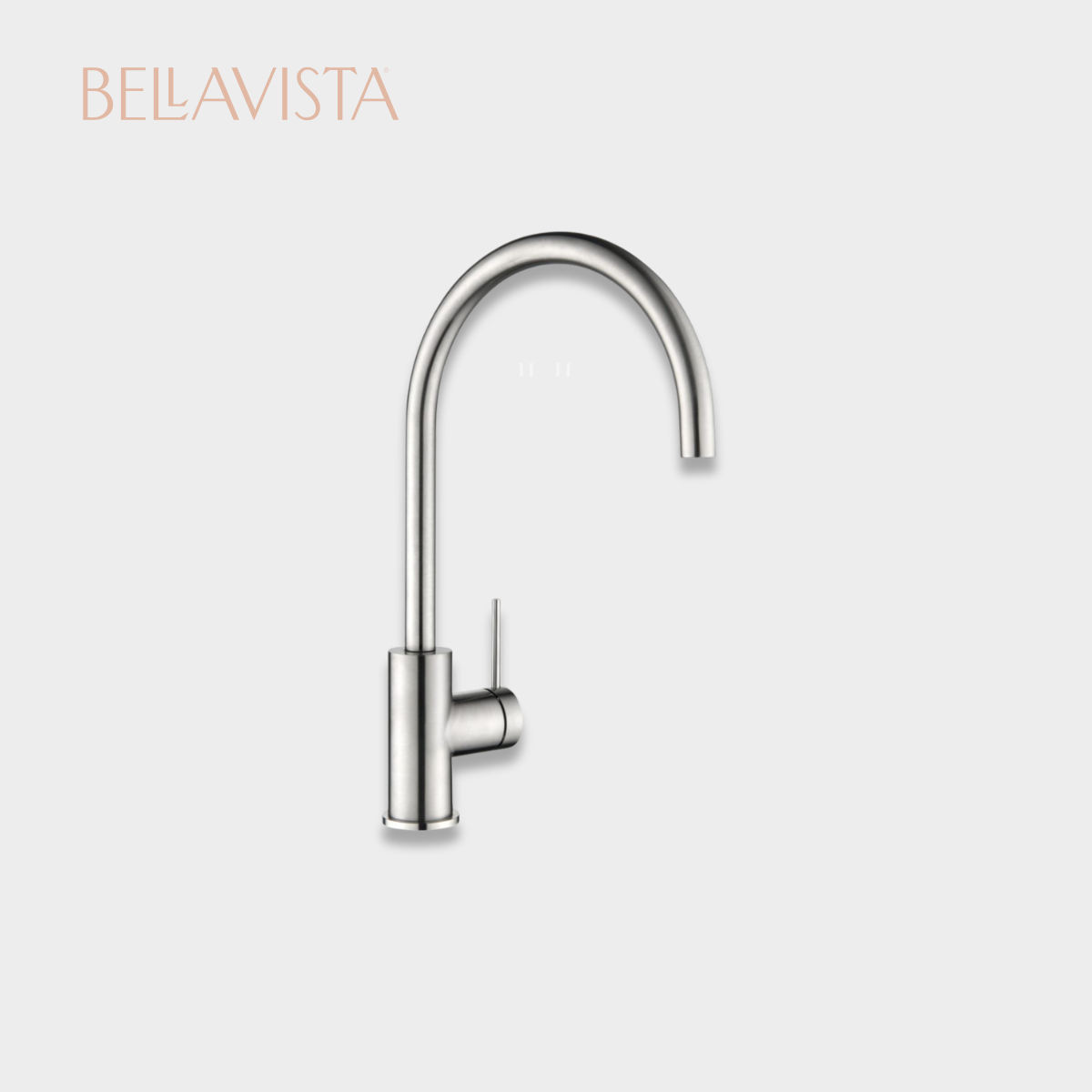 MICA Gooseneck Sink Mixer | BRUSHED NICKEL