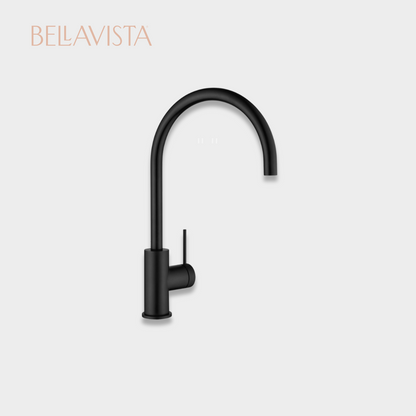 MICA Gooseneck Sink Mixer | BLACK